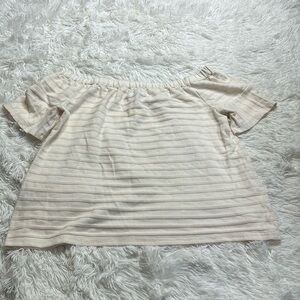 MADEWELL Off The Shoulder Short Sleeve Top